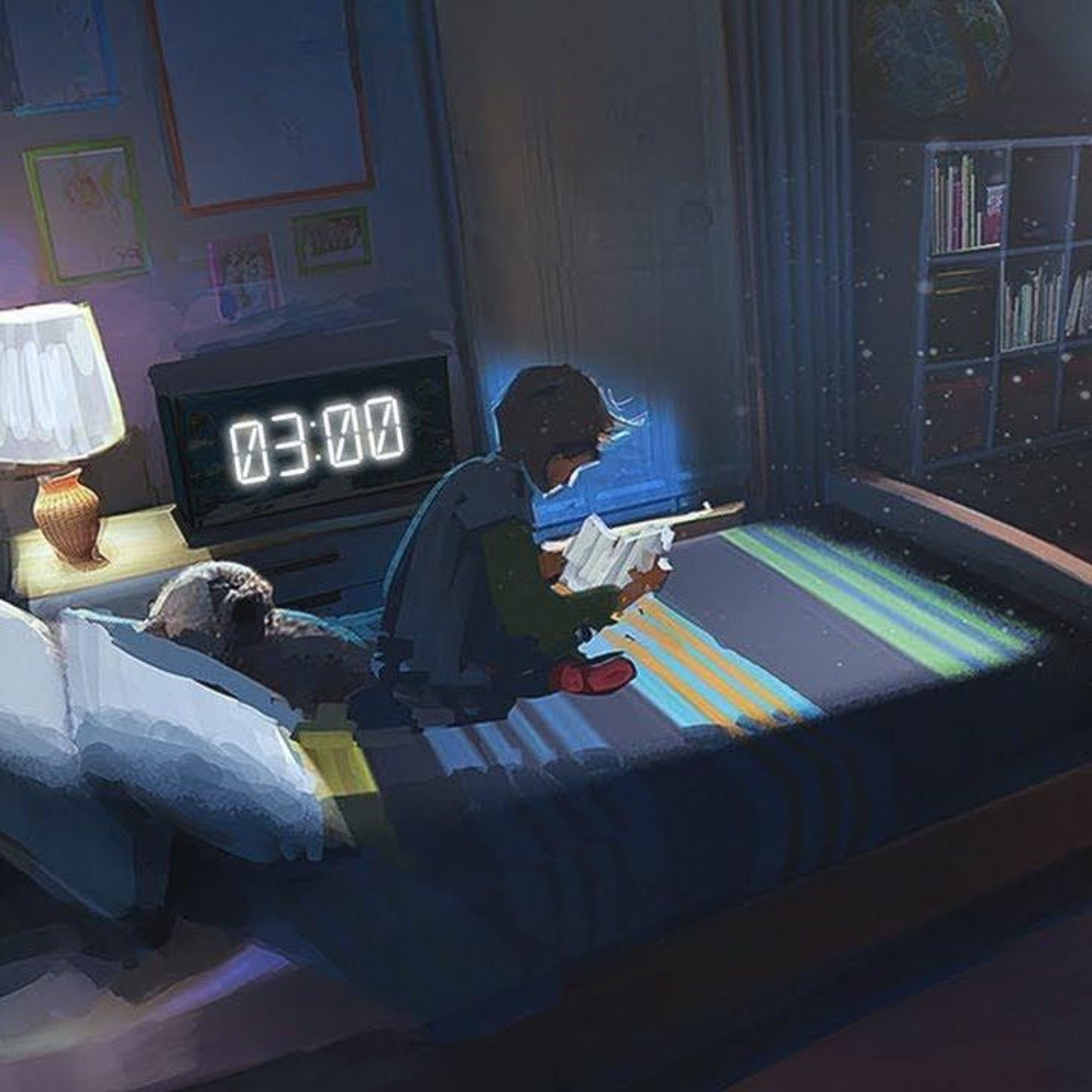 eyes closed. episode artwork