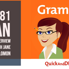 Grammar Girl #681. Interview With Jane Solomon