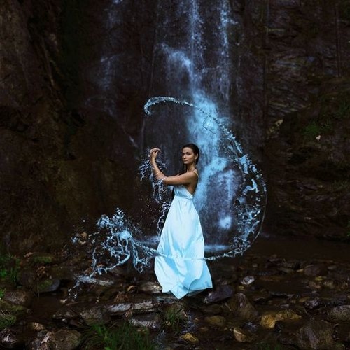 & Then She Stood Under The Waterfall