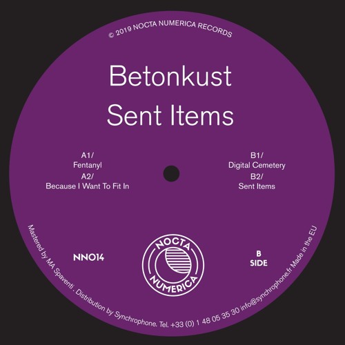Betonkust - Sent Items [Nocta Numerica]