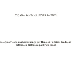 Sentenças em linguagem proverbial  (gravação complementar à tese de Tiganá Santana)