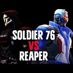 SOLDIER 76 VS REAPER RAP BATTLE by JT Music