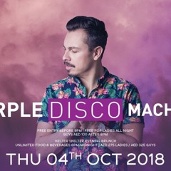 Natalie Brogan warm up for Purple Disco Machine at Zero Gravity Dubai