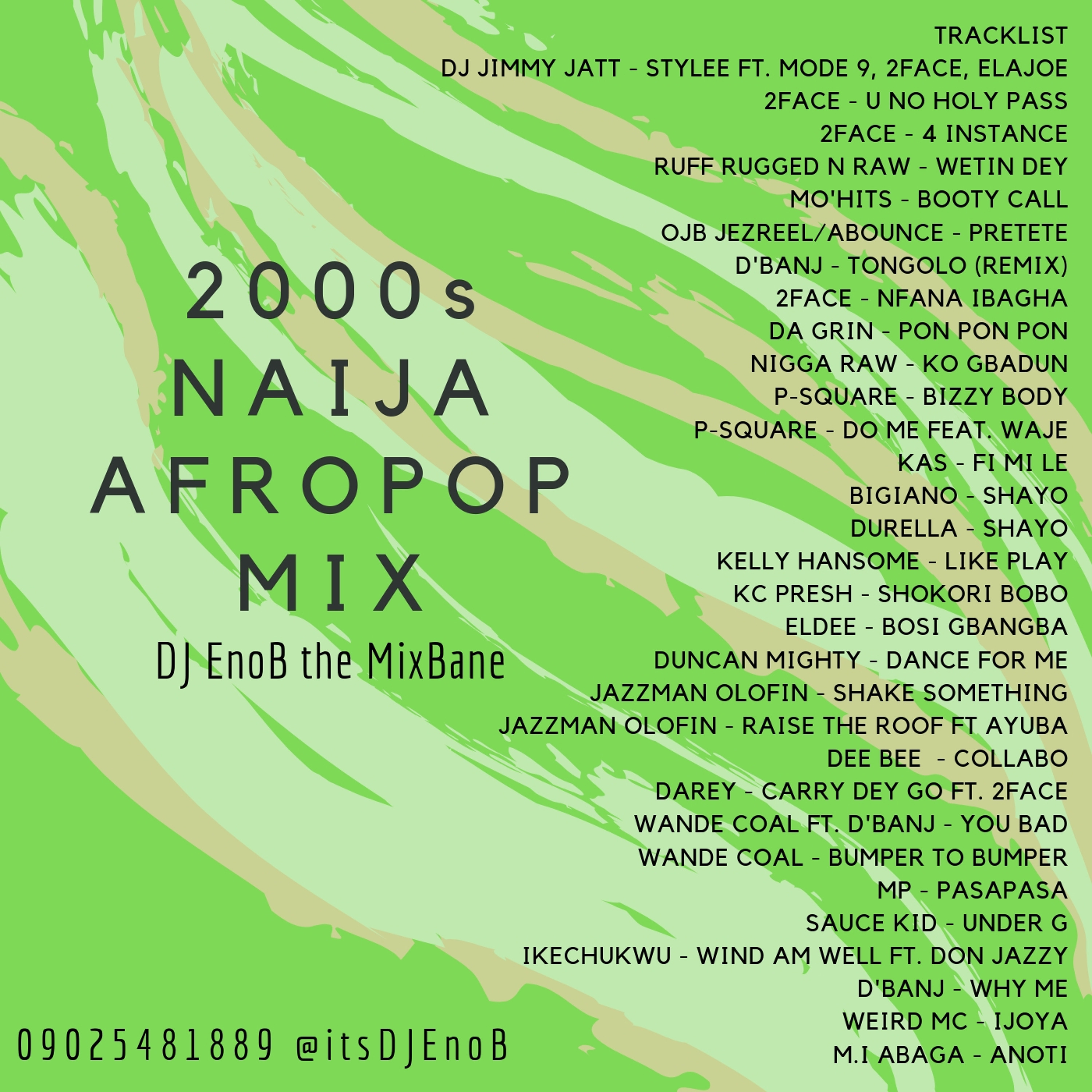 2000s Naija Afropop Mix by DJ EnoB the MixBane episode artwork