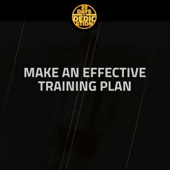 Make An Effective Training Plan