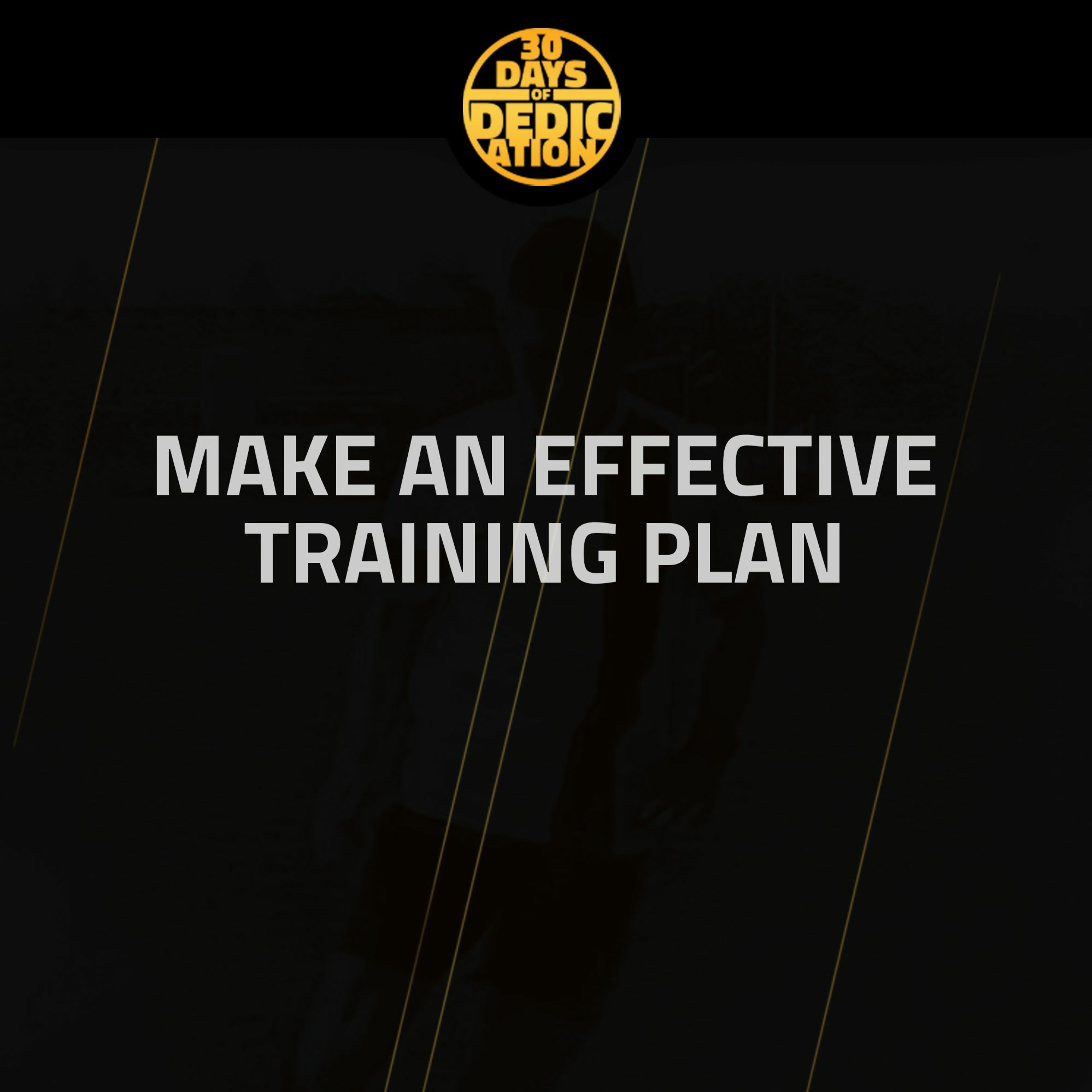 Make An Effective Training Plan episode artwork