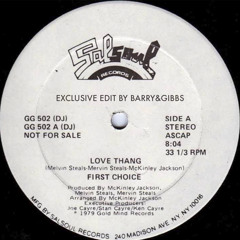 First Choice - Love Thang (Barry&Gibbs This Ain't No Game Edit)