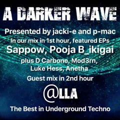 #219 A Darker Wave 27-04-2019 guest mix 2nd hr @LLa, feat EPs 1st hr Sappow, PoojaB_Ikigai