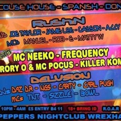 RuSh:N Live @ Club K1 (Wrexham) - DJ JoE TaY!oR - MC Pocus, Rory O, Neeko & Manuel
