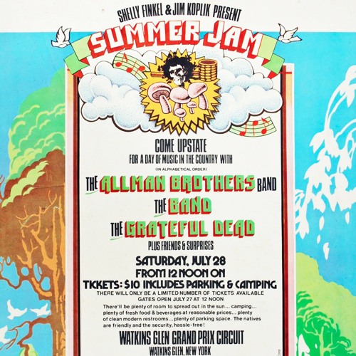 Stream The Band - Watkins Glen Jam (LIVE SOUNDCHECK 1973) by