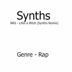 NAS - Lifes a Bitch (Synths Remix)