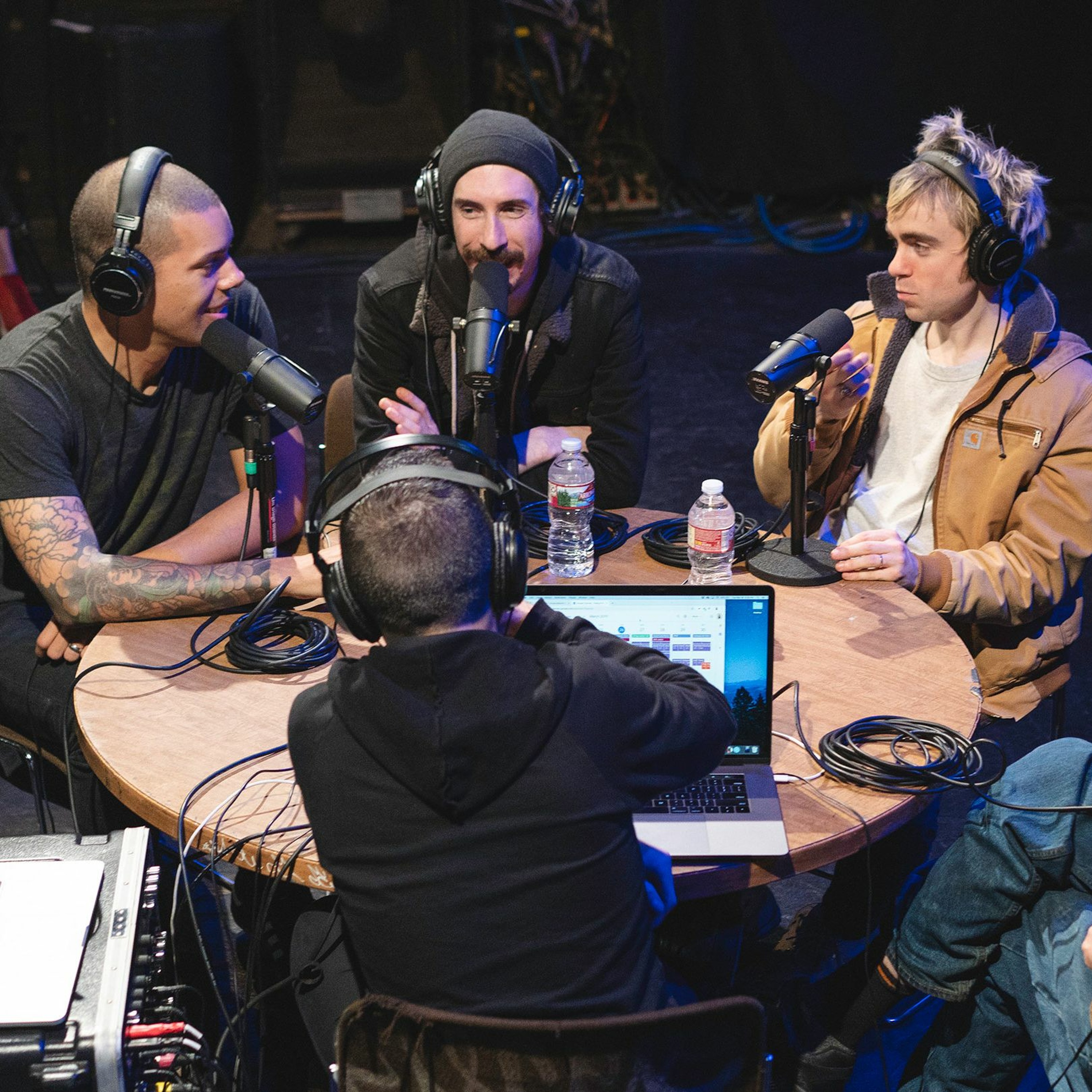 Onstage with Jim and Tom