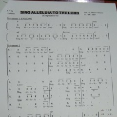 Sing Alleluia To The Lord - Koor Kelompok Doa Kerahiman ILahi - Paroki Sentani