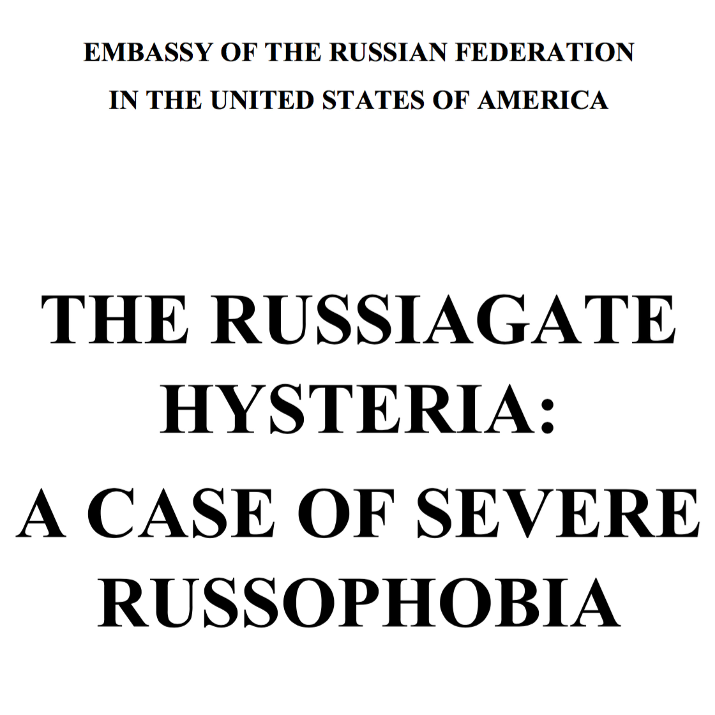 97: Severe Russophobia