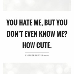 YouDontReallyKnowMe