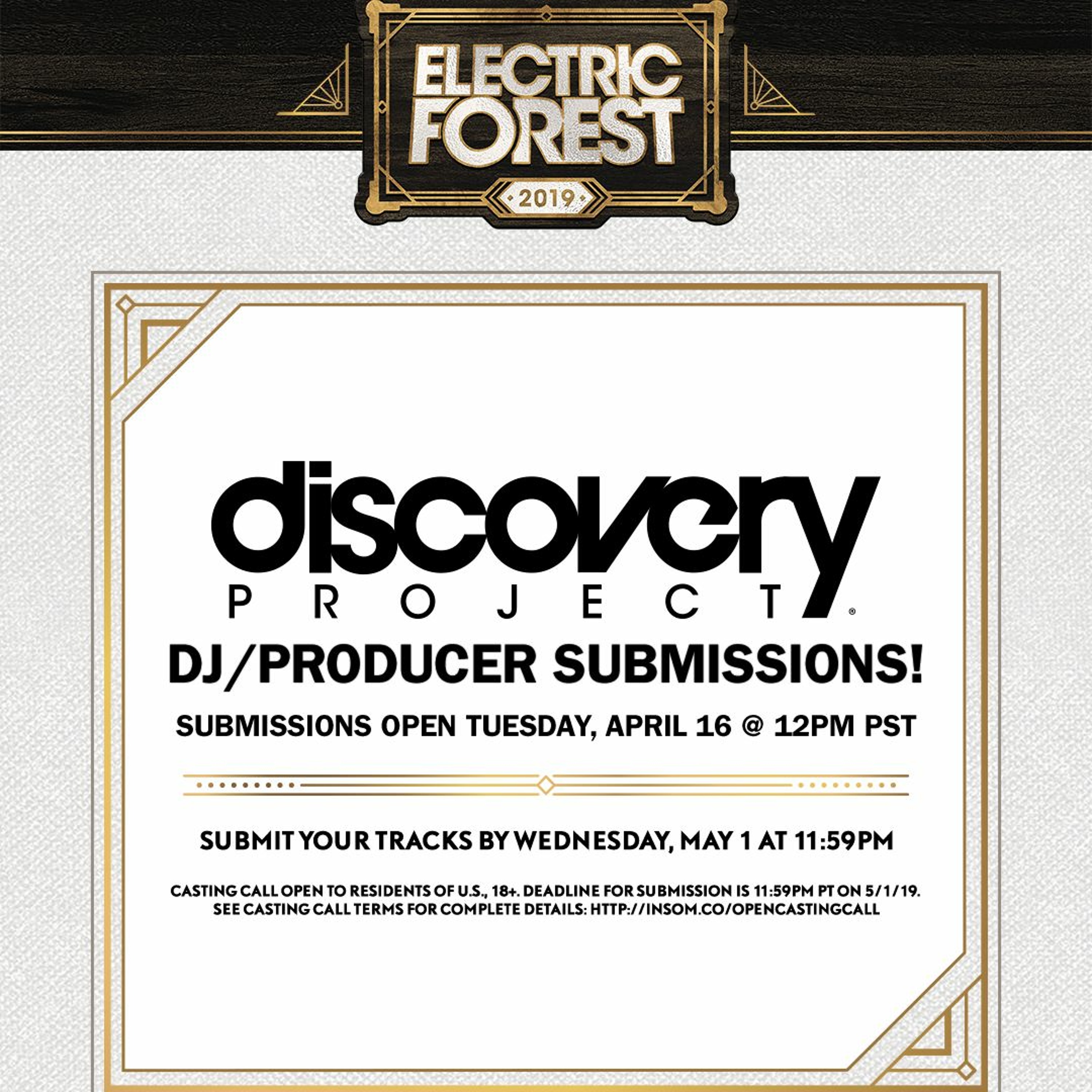 Discovery Project: Electric Forest Festival Booking 2019