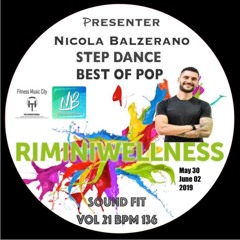 Presenter Nicola Balzerano Rimini Wellness Step Aerobic Dance Fit bpm 136 vol 21 May 2019