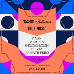 Private Press | Boiler Room x Ballantine's True Music: Krakow 2019