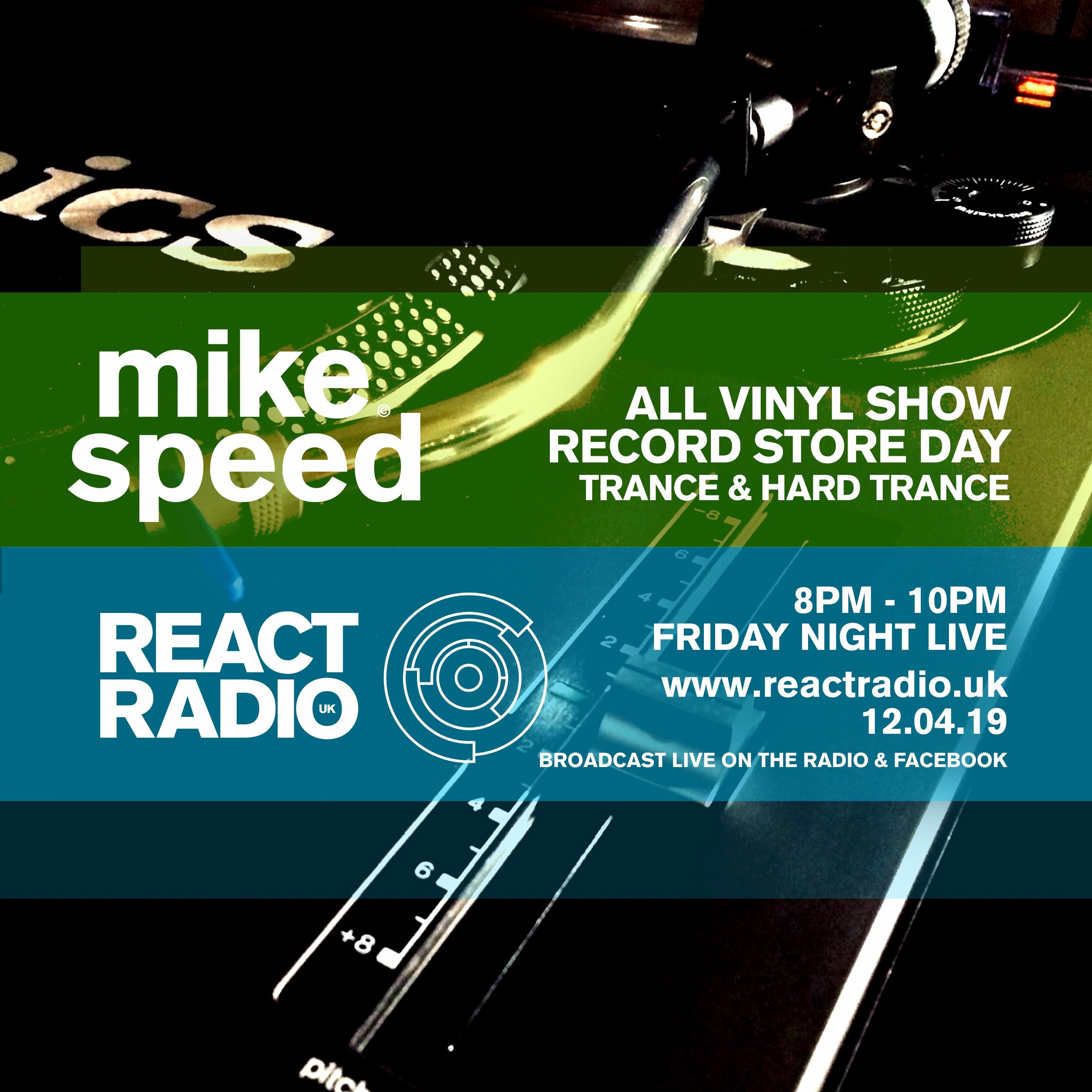 Mike Speed | React Radio UK Show | www.reactradio.uk | Underground & Oldskool Beats