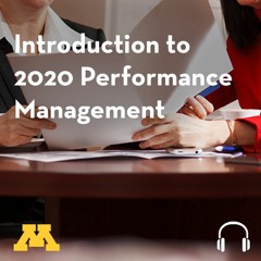 Introduction to 2020 Performance Management