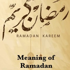 What is the meaning of Ramadan - Lecture at Foreign and Commonwealth Office by Imam Ajmal Masroor