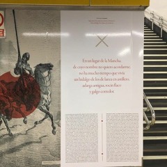 "El Quijote", al completo, en el Metro de Madrid
