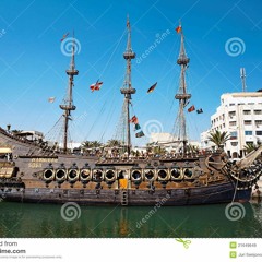 blue monday but he sees a ship in the harbor