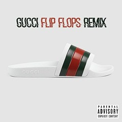 gu gu gucci flip flops