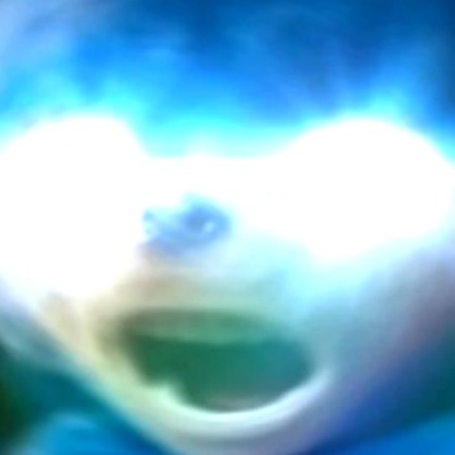 Sans wrecks his tricycle into a stop sign