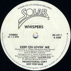 The Whispers - Keep On Lovin' Me (Loshmi Edit)- Free Download
