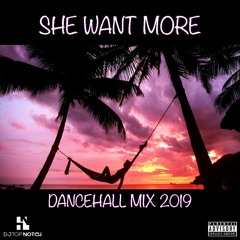 SHE WANT MORE DANCEHALL MIX 2019 @DJTOPNOTCHNY