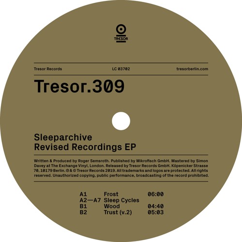 Sleeparchive - Frost (taken from "Revised Recordings EP" - Tresor.309)