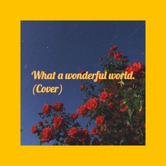 what a wonderful world cover but its raining
