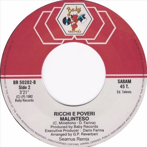 Ricchi e Poveri - Malintenso (Seamus Frenchtousche Ziak edit) [FREE DOWNLOAD]