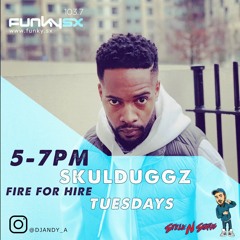 IN THE BOOTH UK Rap Artist Skulduggz Live Radio Show - #TheStreetVocab