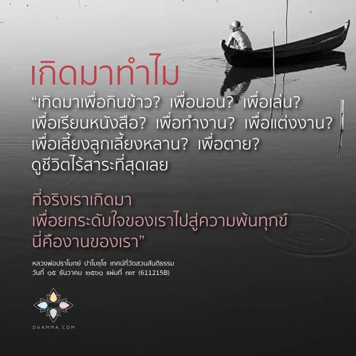 จุดสำคัญคือปัญญา :: หลวงพ่อปราโมทย์ ๑๕ ธ.ค. ๒๕๖๑ (611215B)