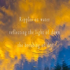 Ripples On Water Reflecting The Light Of Dawn (Naviarhaiku 279)