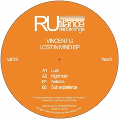 Vincent G - Lost In Mind ep - ruti018