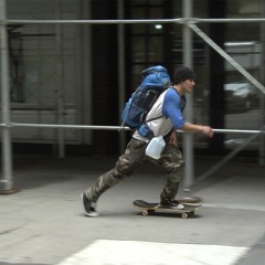 Pushin Skating Down The Street