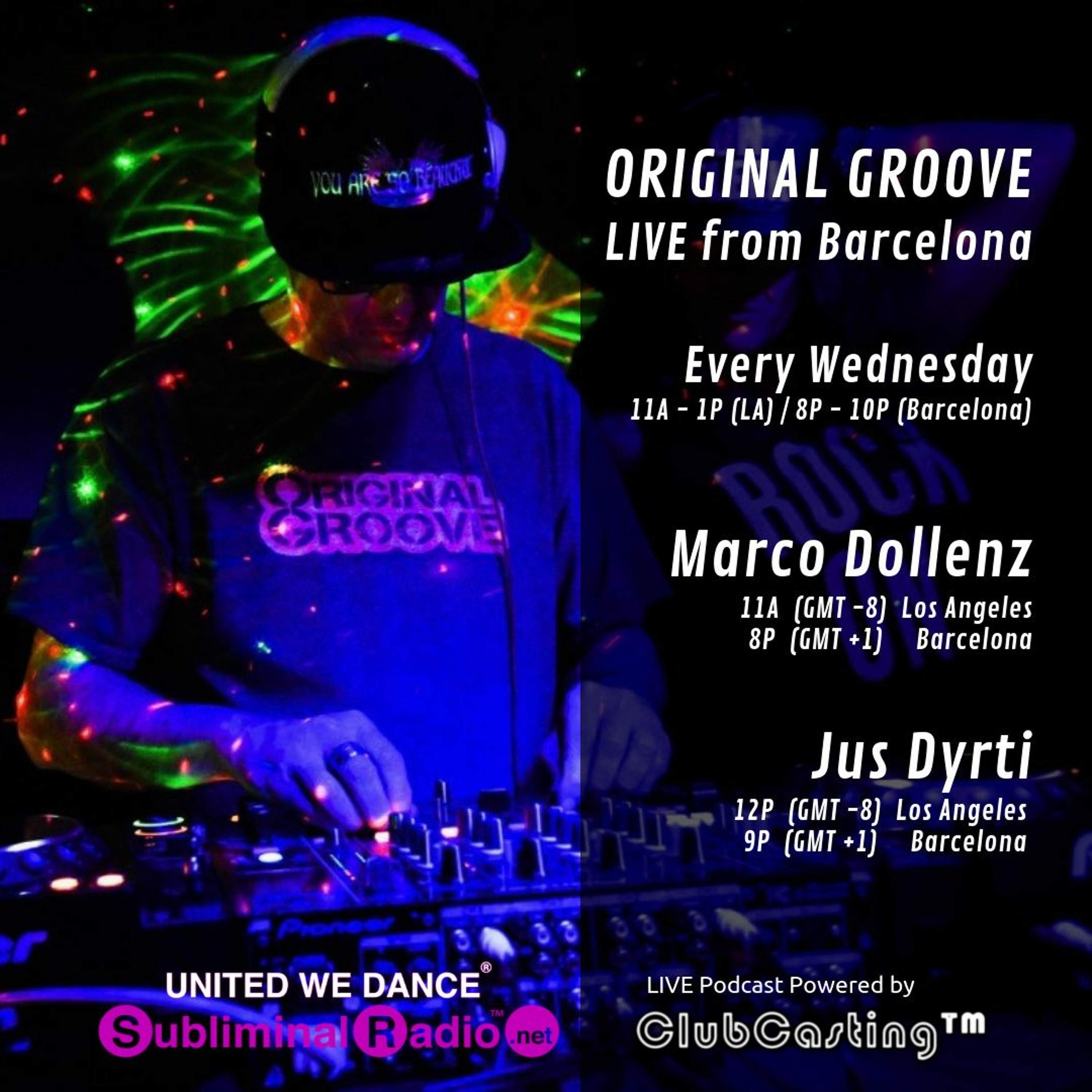 Marco Dollenz and jus Dyrti | Original Groove on Subliminal Radio | Show 0011 | 8 May 2019 episode artwork