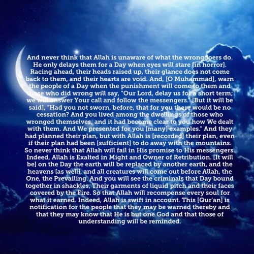 Hafidh Omar Ahmed | Surah Ibrahim 42-52 *EMOTIONAL*