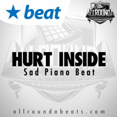 Instrumental - HURT INSIDE - (Sad Piano Beat by Allrounda)
