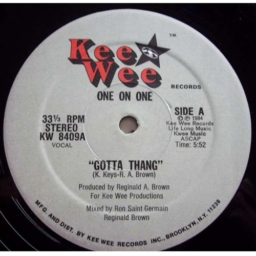 One On One - Gotta Thang (Extended) Bpm 116