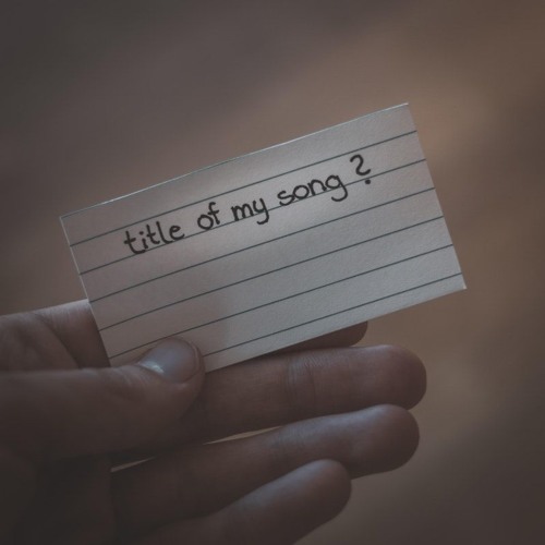 Title of My Song