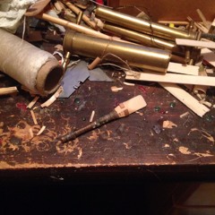 Reeding an old b chanter - work in progress!