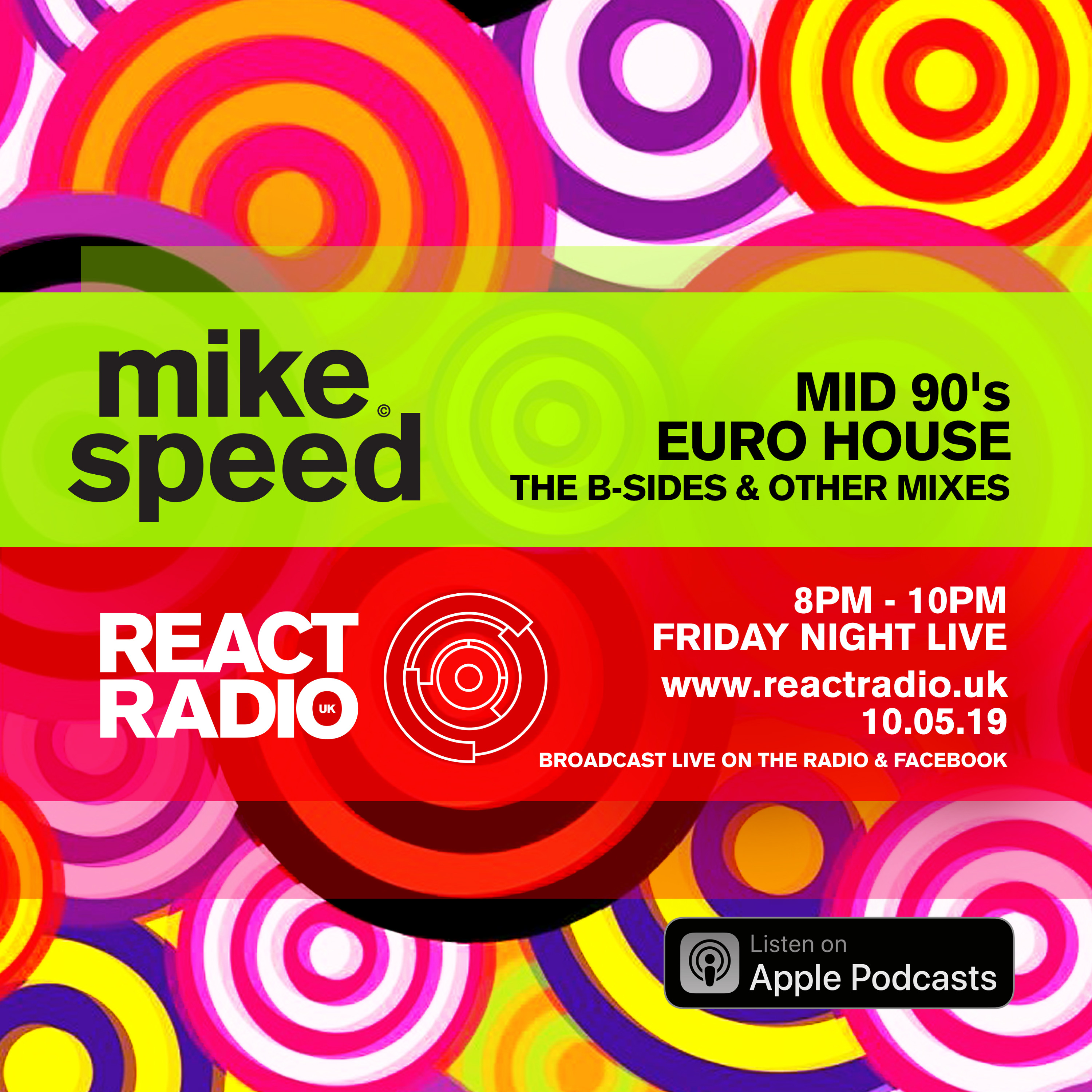 Mike Speed | React Radio UK Show | www.reactradio.uk | Underground & Oldskool Beats
