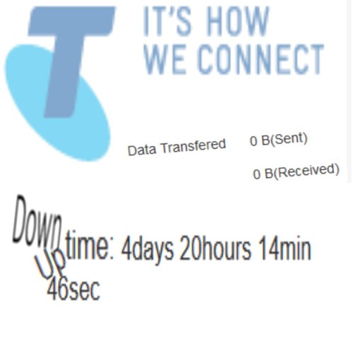 My internet was down (Telstra Pls)