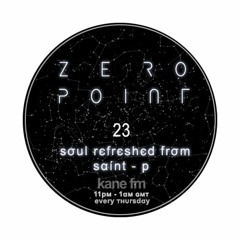 ZERØ PØINT 23 // every тнυrѕdαy11pм-1αм ĸαɴeғм.coм