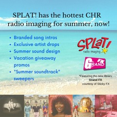 CHR Radio Imaging - Branded Song Intros, Artist Sweeps, Summer Fun & Hit Music