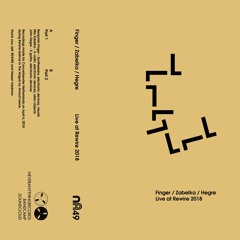 Benjamin Finger - Mia Zabelka - John Hegre - Live at Rewire 2018 (excerpt)